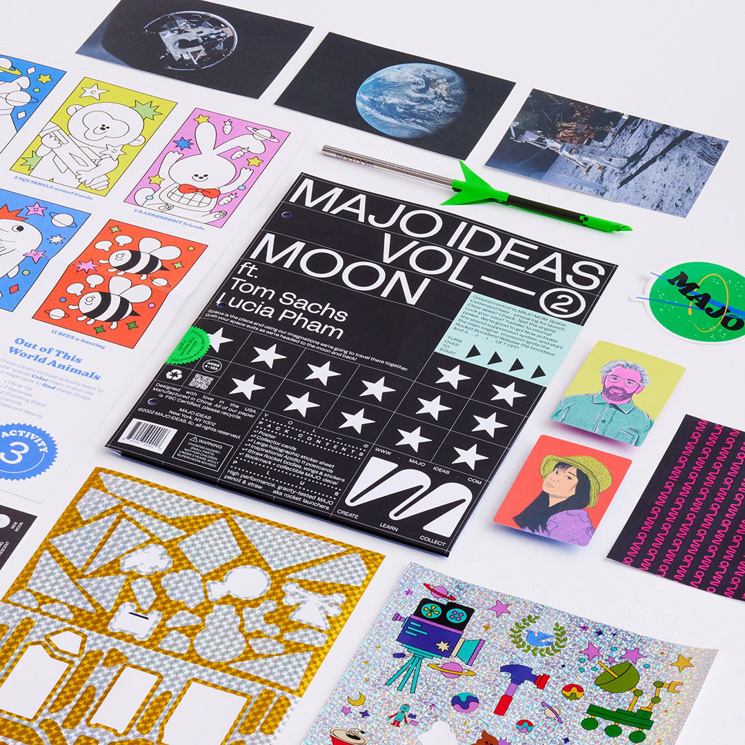 Vol ② — Moon Sticker Based Art Pack