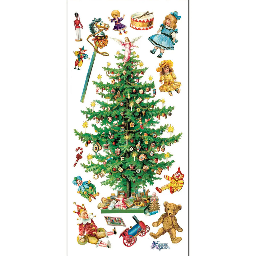 Victorian Christmas Tree Stickers