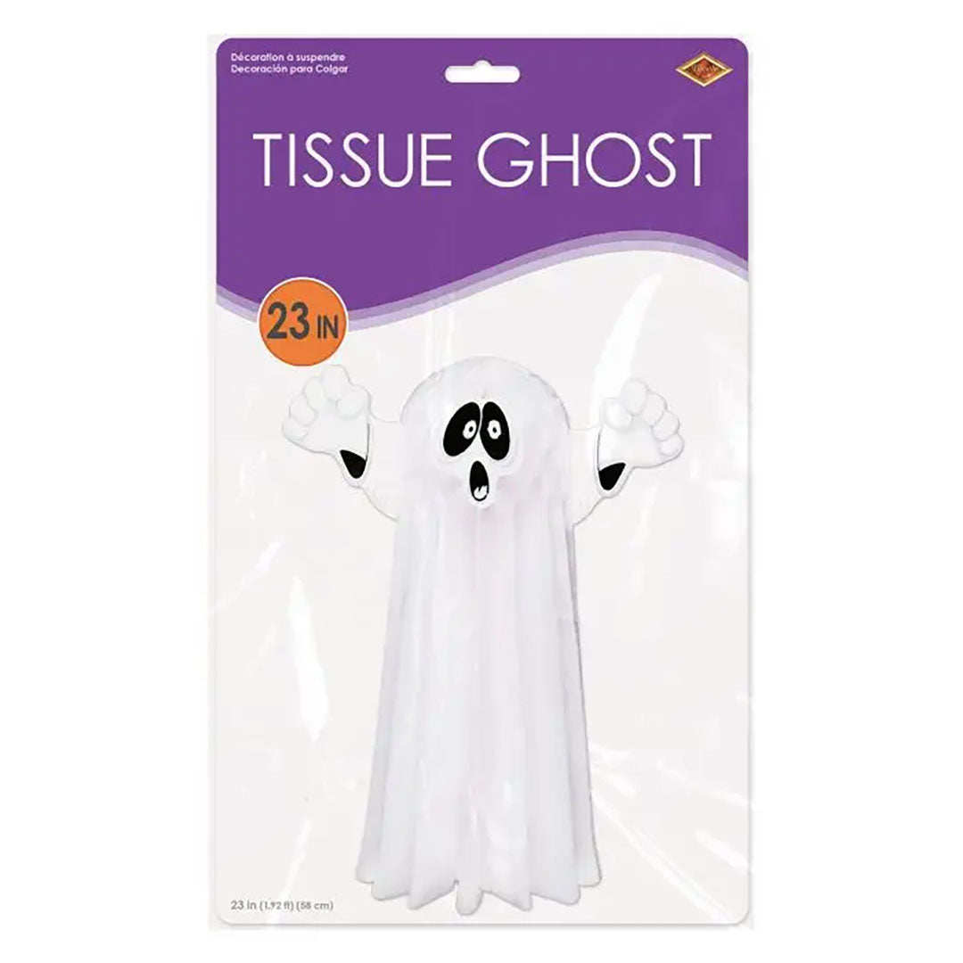 Tissue Hanging Ghost 23"