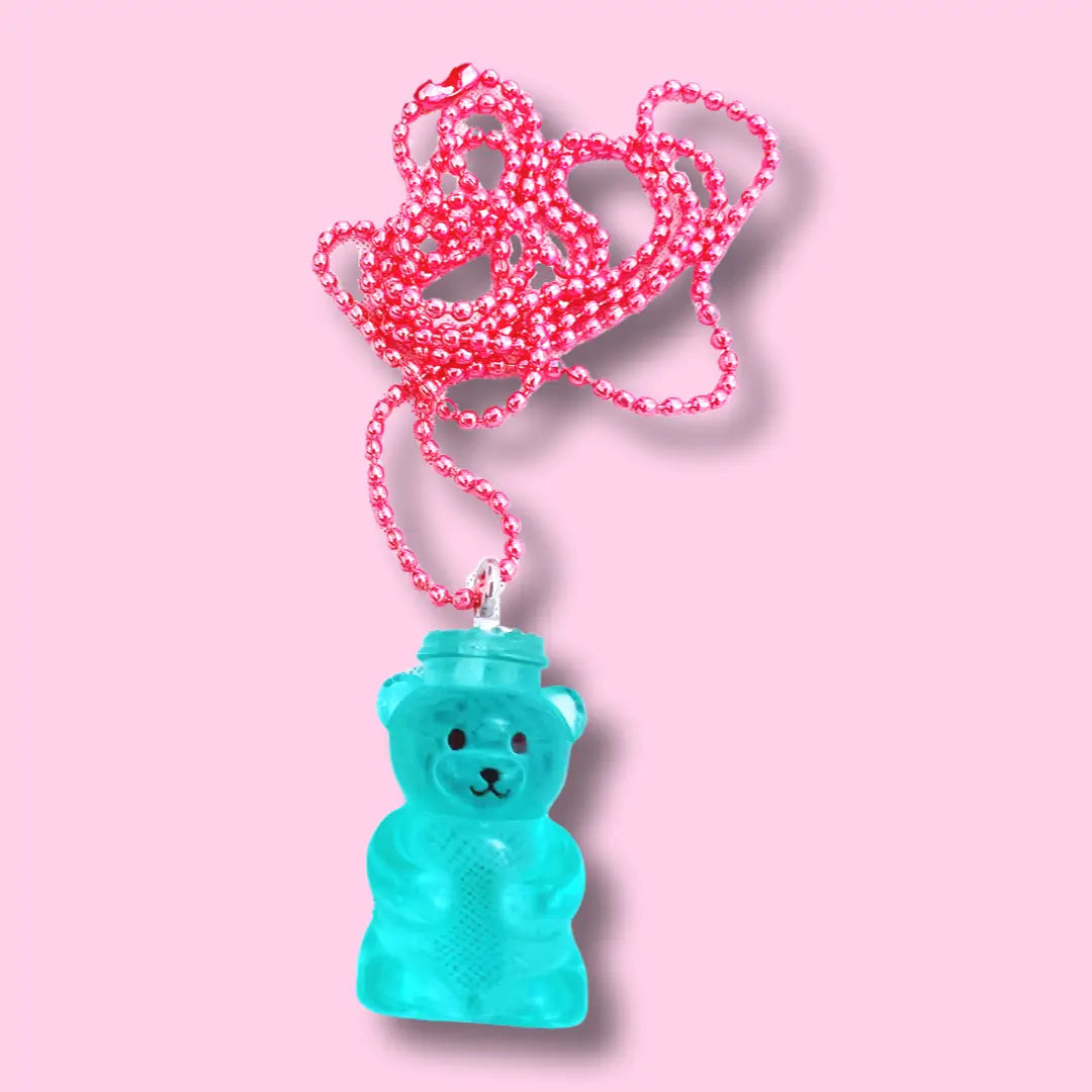 NEW Pop Cutie Jelly Honey Bear Kids Necklace