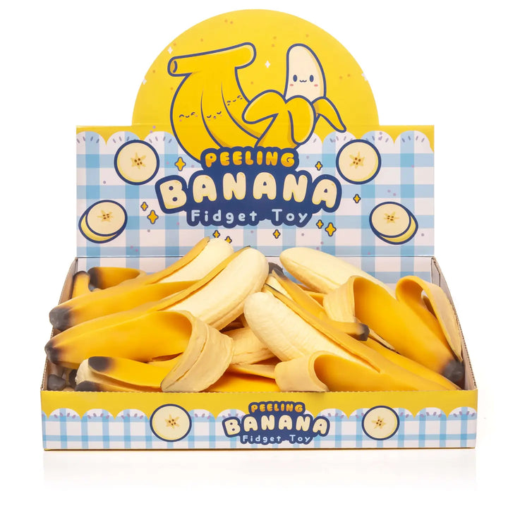 NEW Peeling Banana Sensory Squishy Toy