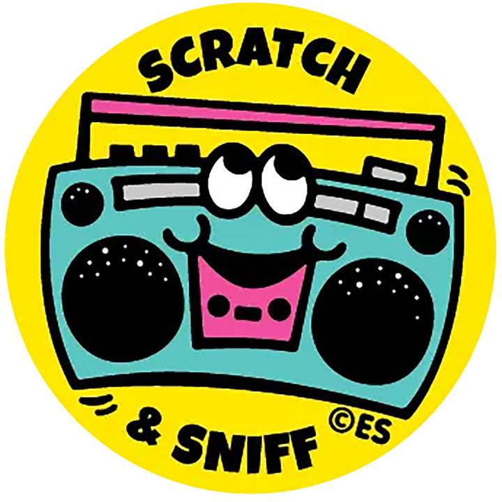 80s Music Scratch & Sniff Stickers