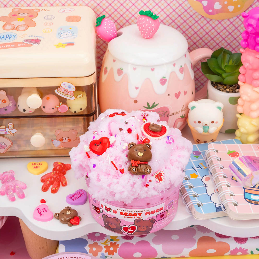 I Love You Beary Much Cloud Signature Dome Slime