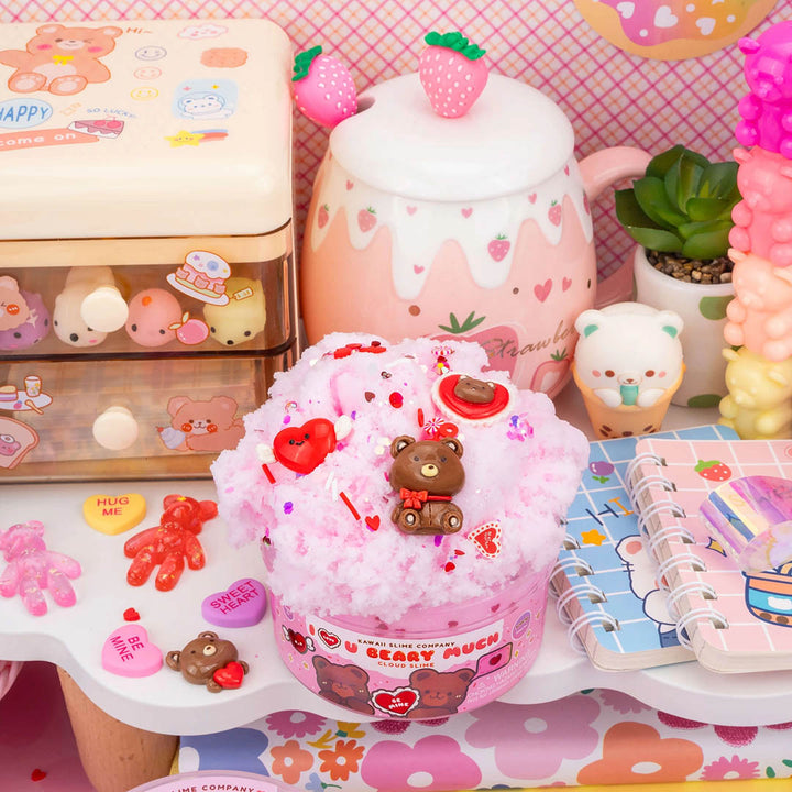 I Love You Beary Much Cloud Signature Dome Slime