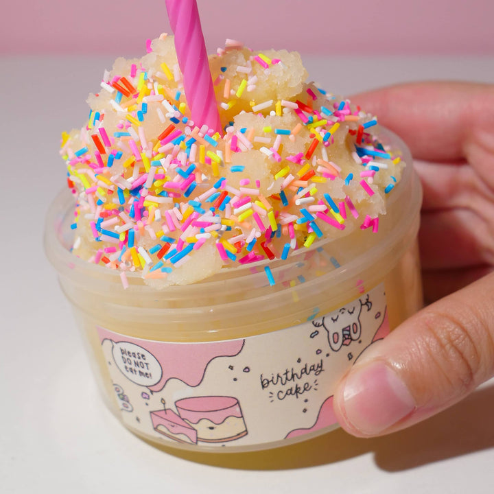 NEW Birthday Cake Slime Toy