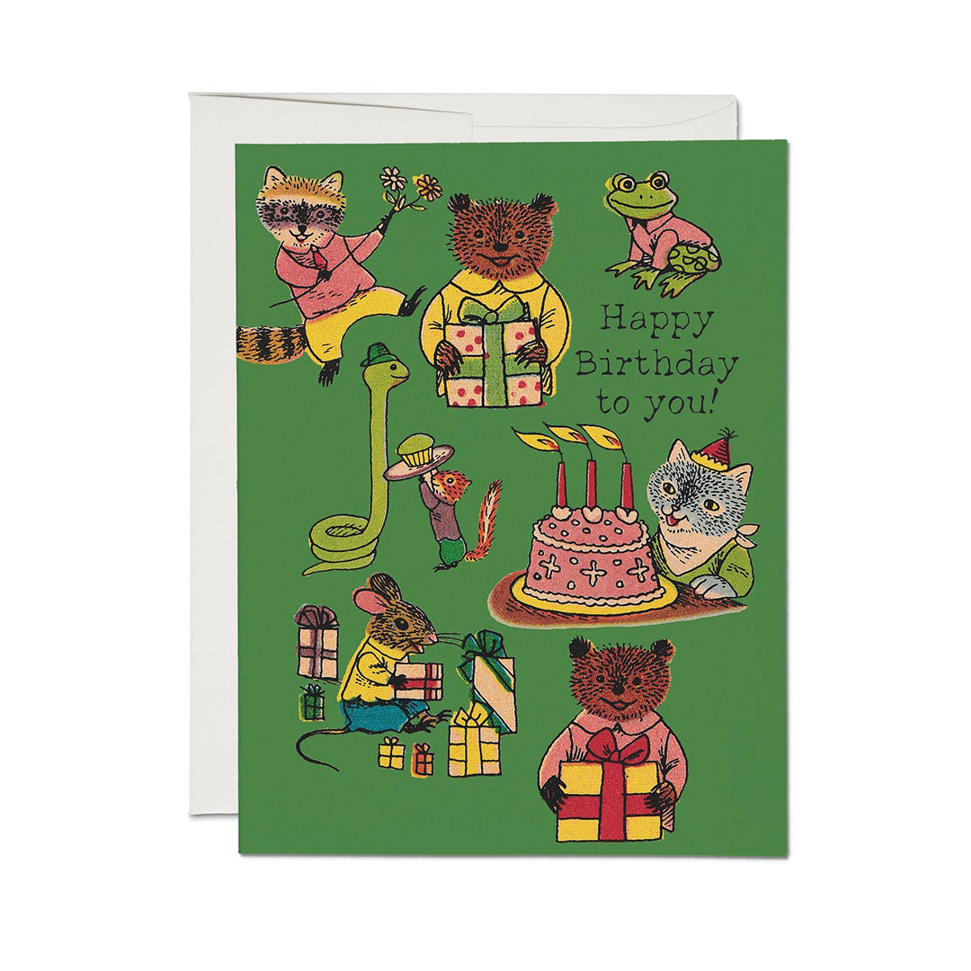 Richard Scarry Critter Wishes Birthday Greeting Card
