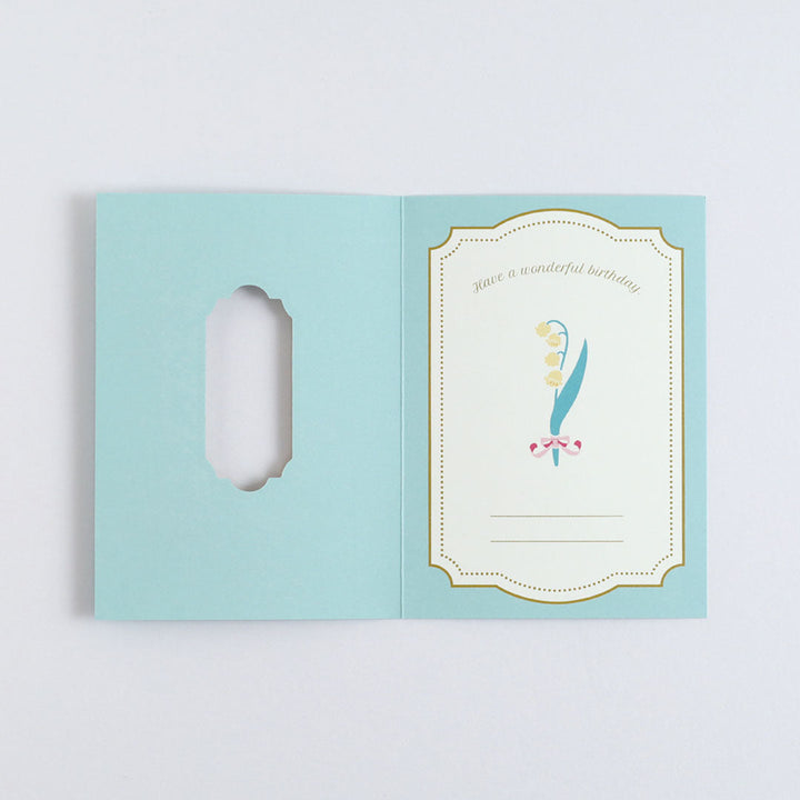 Flor Choose Greeting Card - Lily of the Valley (Happy Birthday)