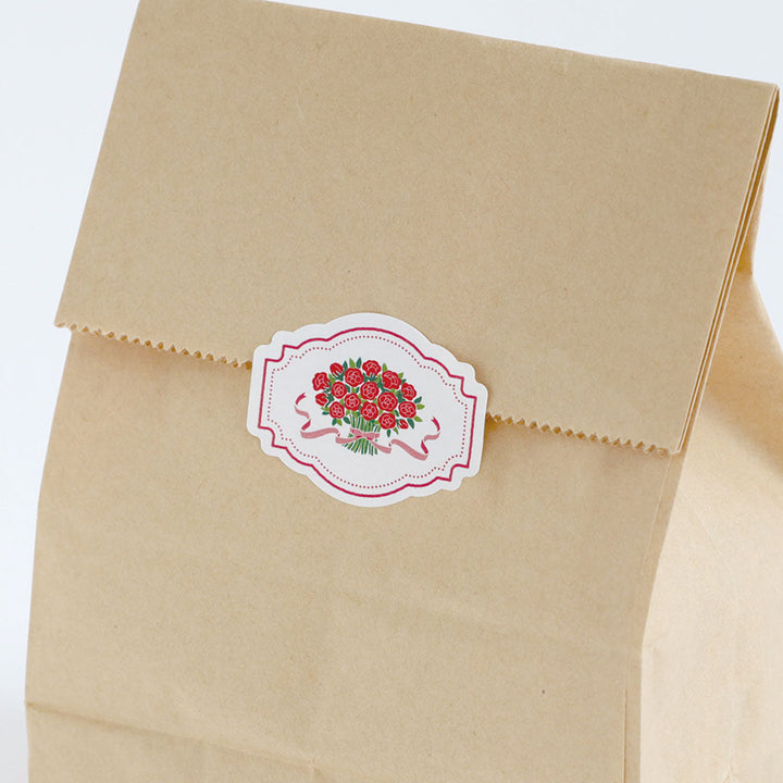 Flor Choose Die Cut Flake Stickers - Roses