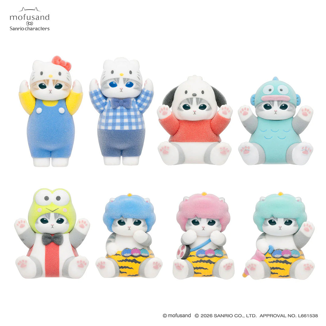 Japanese Blind Boxes: Mofusand x Sanrio Flock Figurine Vol. 1