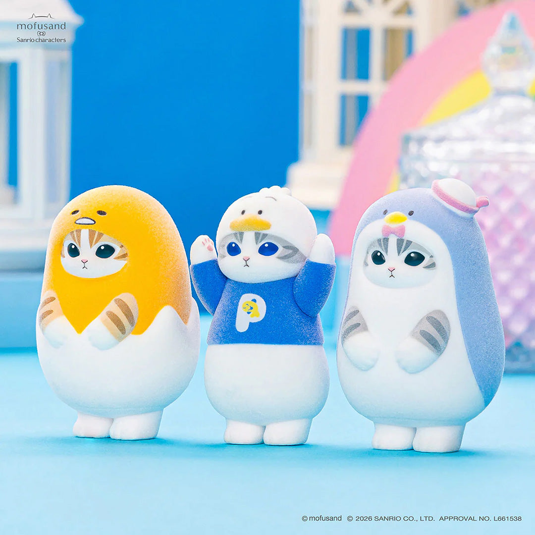 Japanese Blind Boxes: Mofusand x Sanrio Flock Figurine Vol. 2