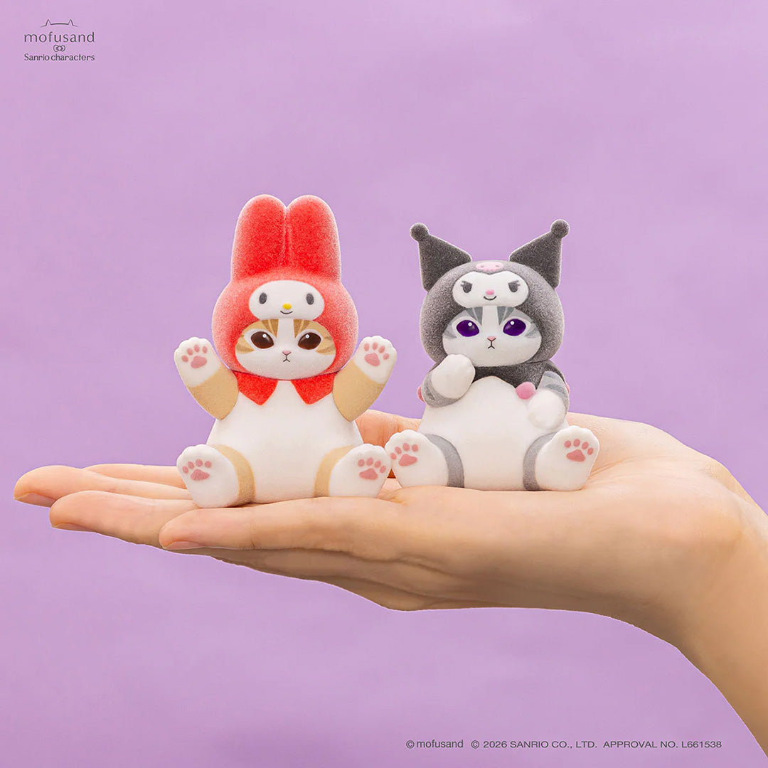 Japanese Blind Boxes: Mofusand x Sanrio Flock Figurine Vol. 2