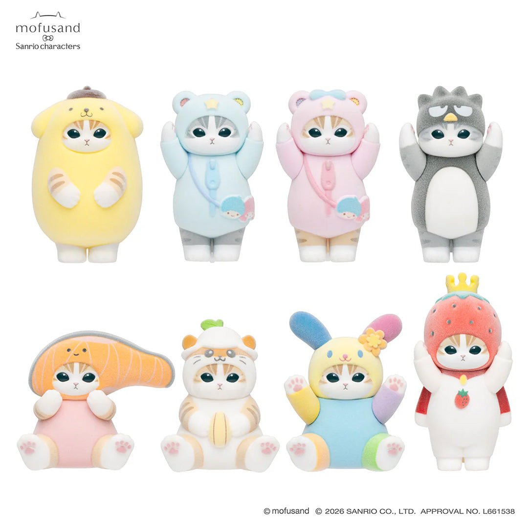 Japanese Blind Boxes: Mofusand x Sanrio Flock Figurine Vol. 3
