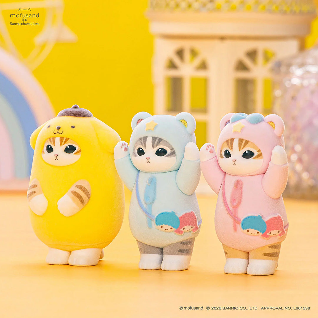 Japanese Blind Boxes: Mofusand x Sanrio Flock Figurine Vol. 3