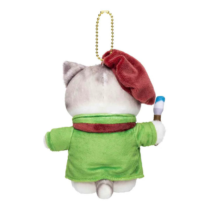 Mofusand Journey Series Artist Painter Plush Keychain