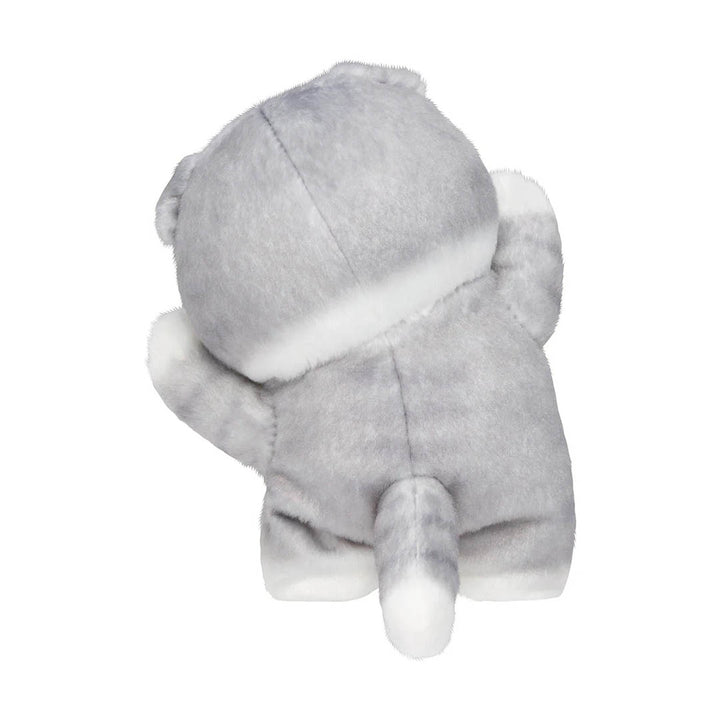 NEW Mofusand Standing Cat Plush Toy - Grey Cat 7"