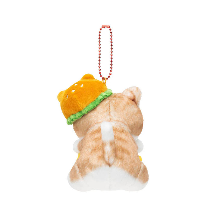 Mofusand Diner Burger Plush Keychain