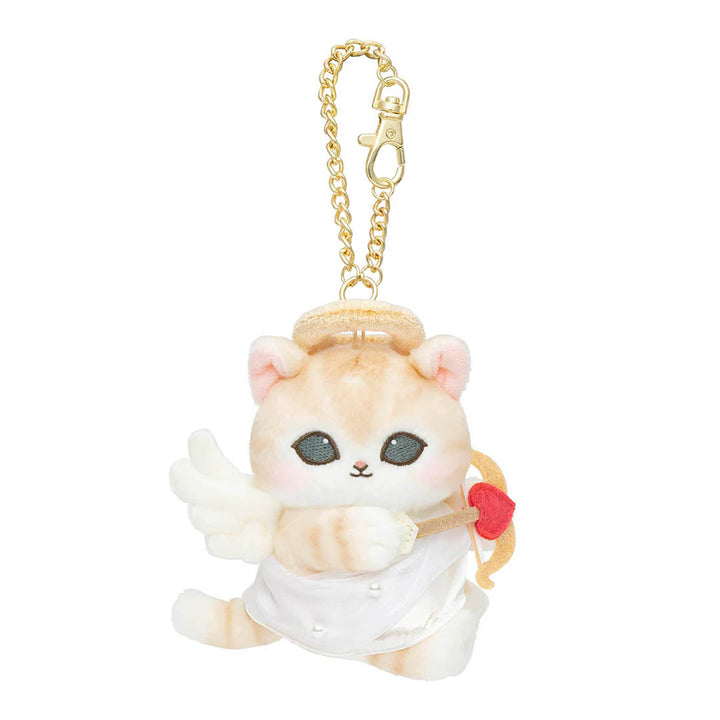 Mofusand Cupid Meow Plush Keychain