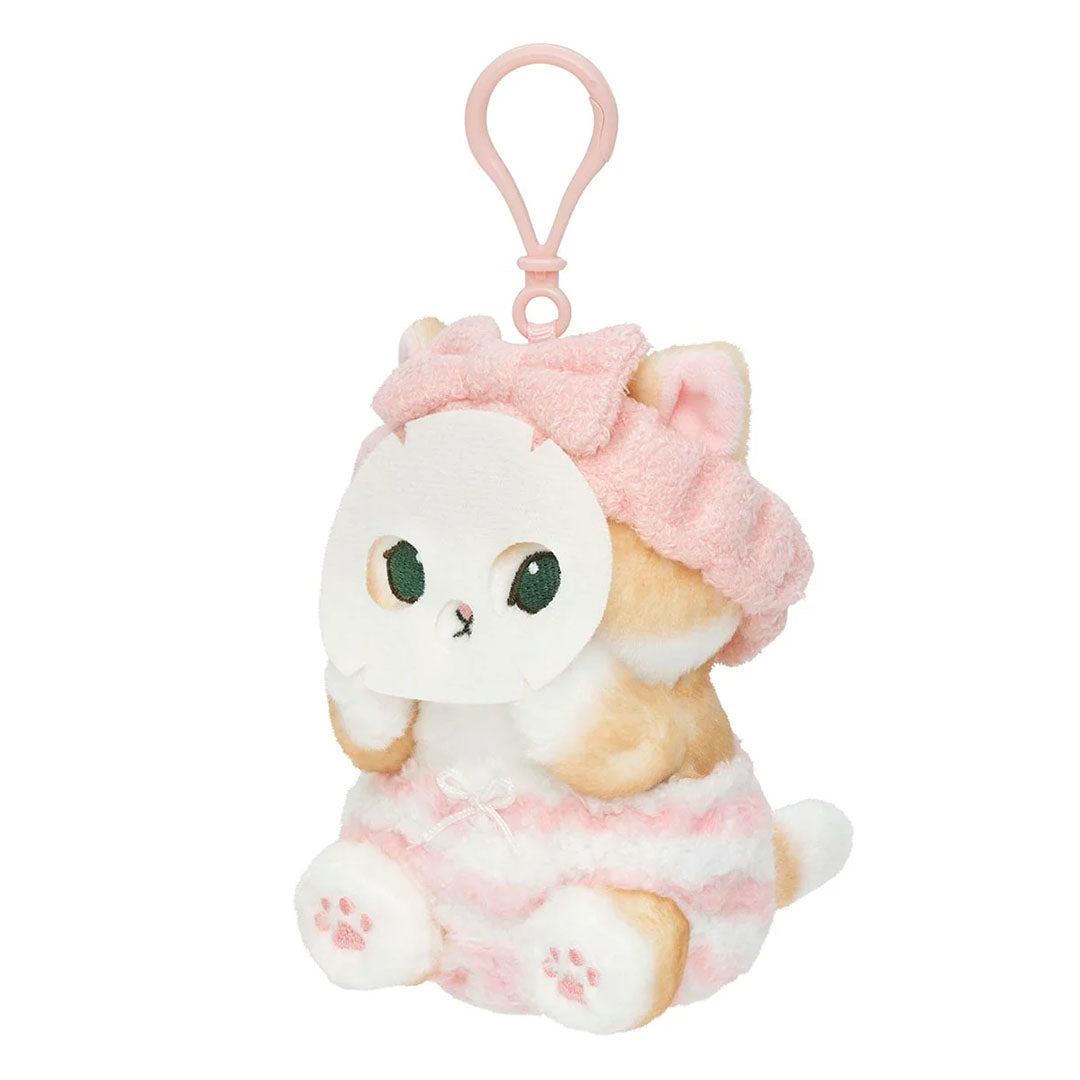 Mofusand Sheet Mask Nyan Plush Keychain
