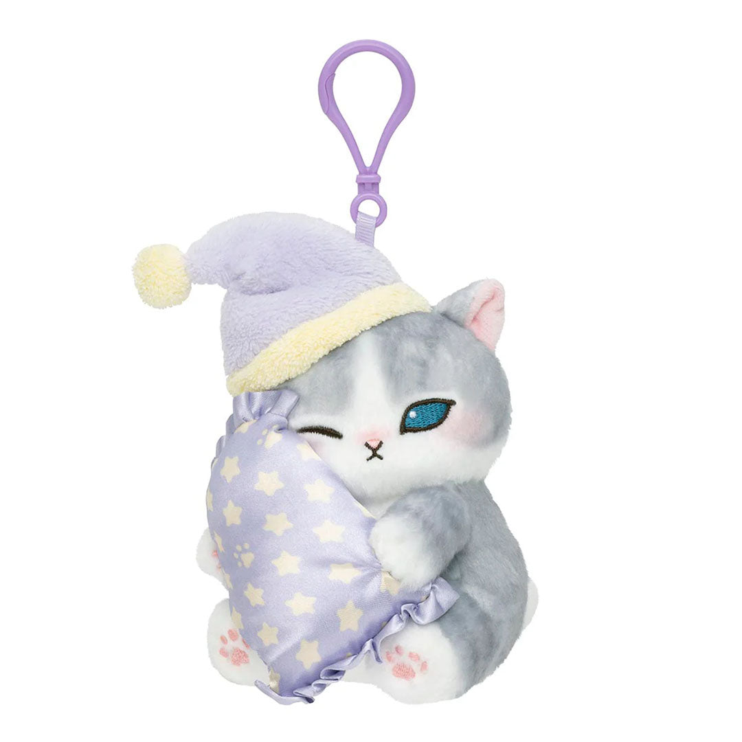 Mofusand Sleepy Nyan Plush Keychain