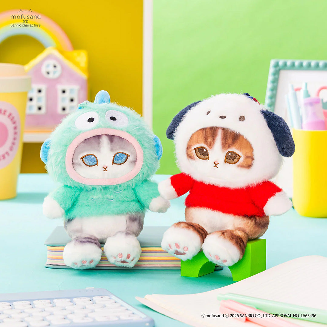 Mofusand x Sanrio Plush Doll Keychain - Many Styles Available!