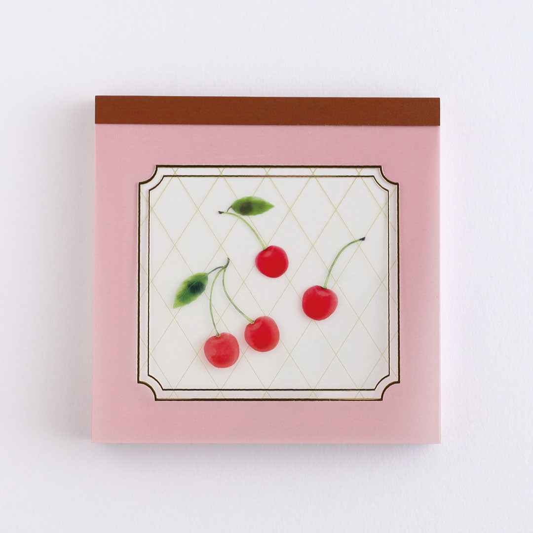 Colorfruits Memo Pad- Cherry