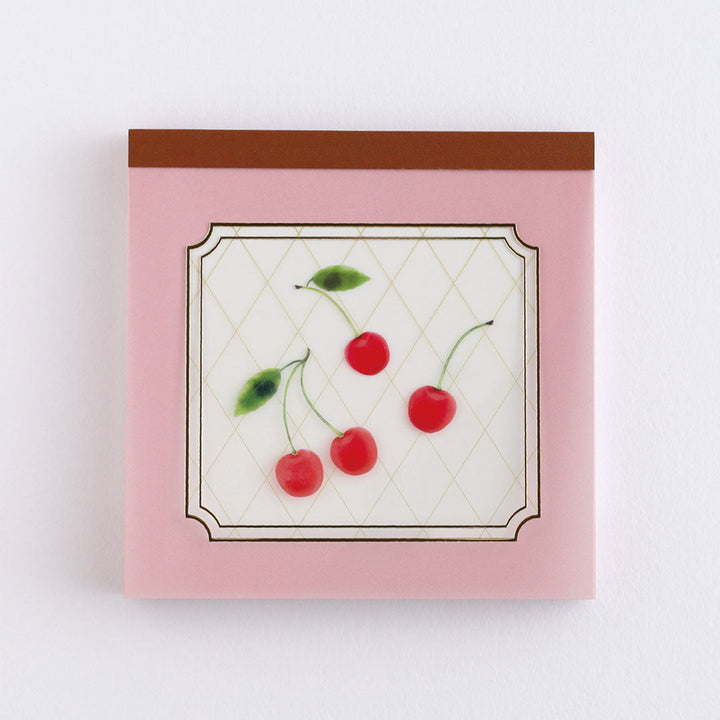 Colorfruits Memo Pad- Cherry