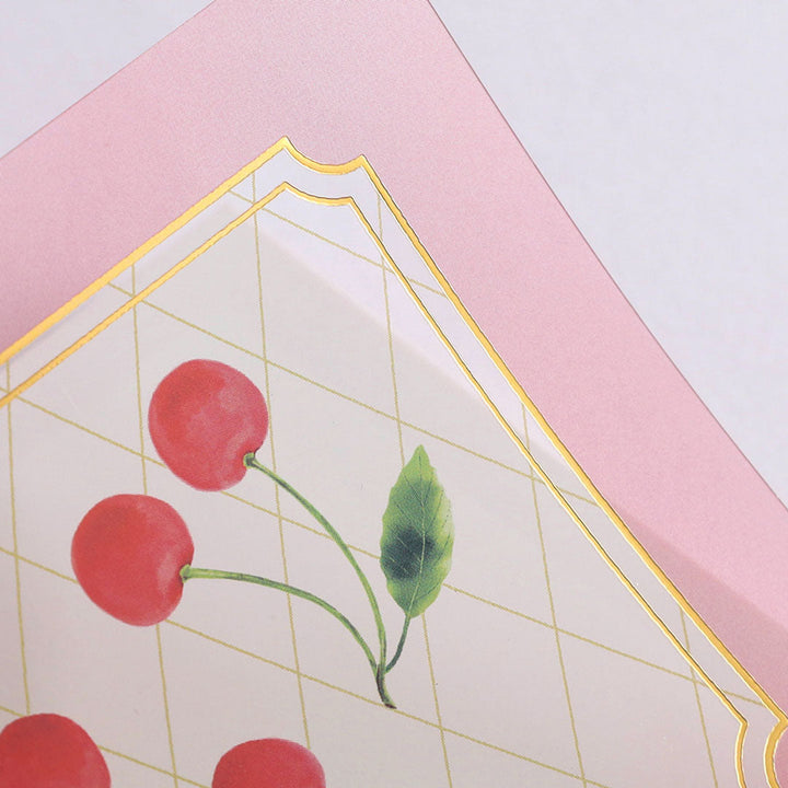 Colorfruits Memo Pad- Cherry