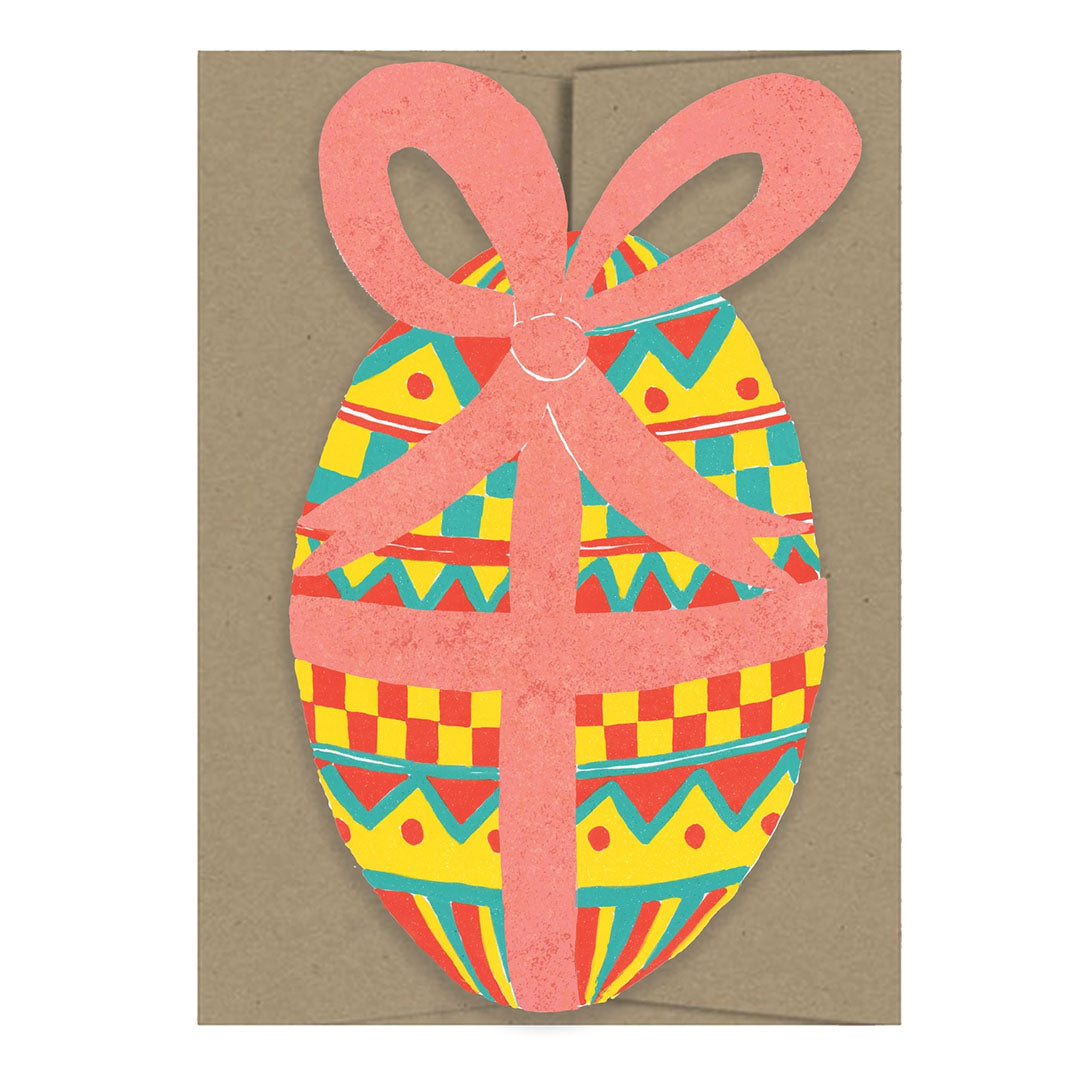Easter Egg - Die Cut Card