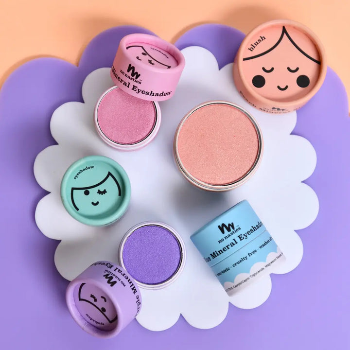 Kids Eco Natural Pressed Eyeshadow & Blush- Blue