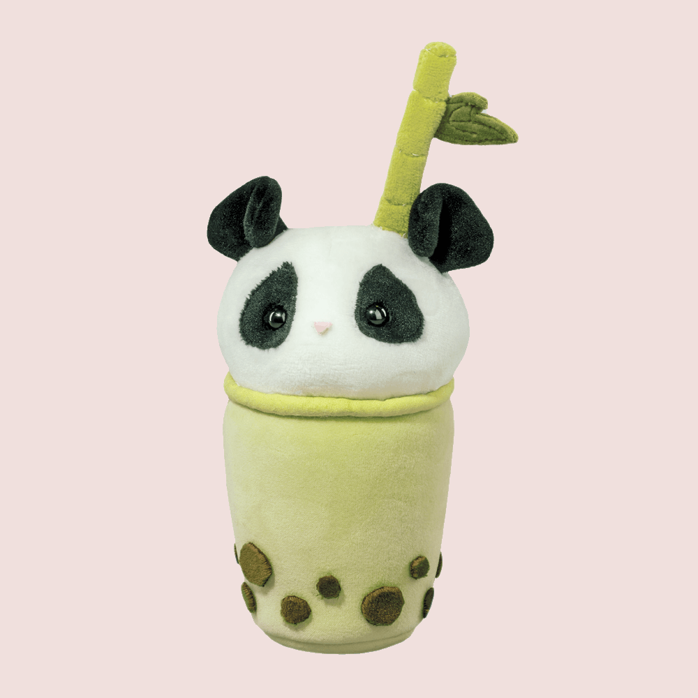 Panda Boba Bubble Tea Stuffed Animal Plush