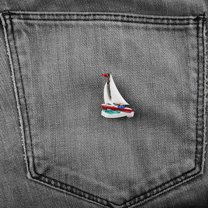 NEW Retro Sailboat