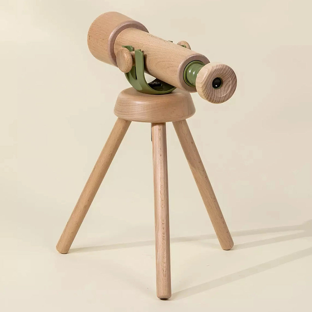 Wooden Tripod Telescope – 15x Zoom