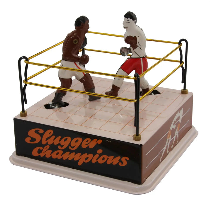 Boxers Tin Toy in Ring