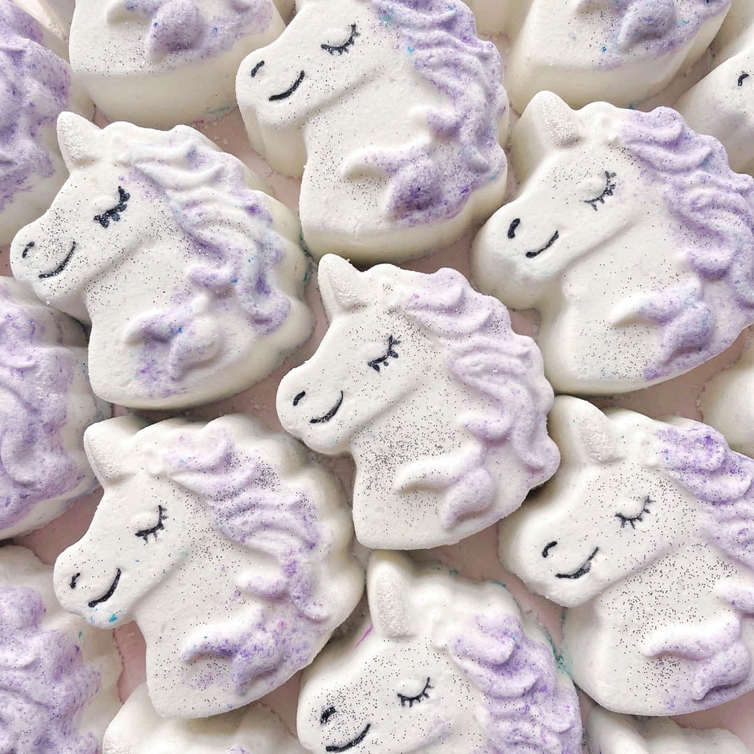 Non Toxic All Natural Unicorn Bath Bomb with Toy!
