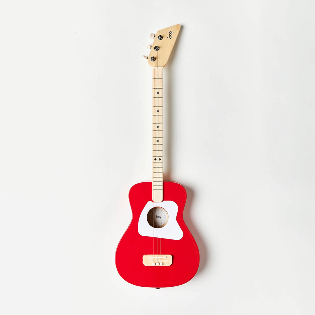 Loog Pro Acoustic Guitar - Red