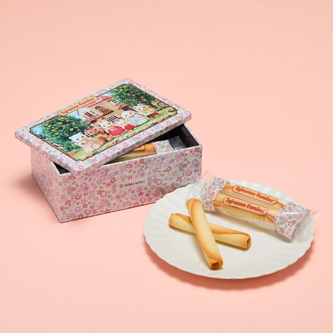 PRE-ORDER MID-FEB : Sylvanian Families Cookies Floral Tin