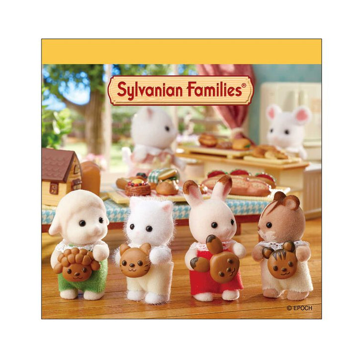 Sylvanian Families Square Memo Pad- Bread