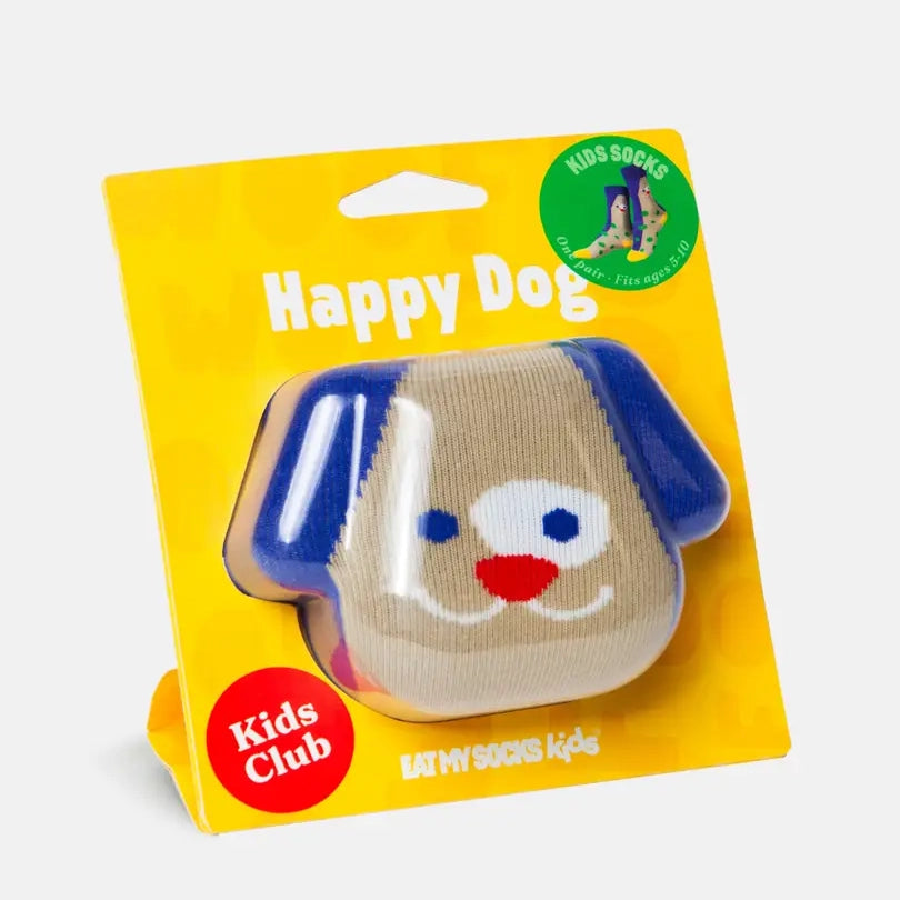 Kid's 3D Socks- Happy Dog