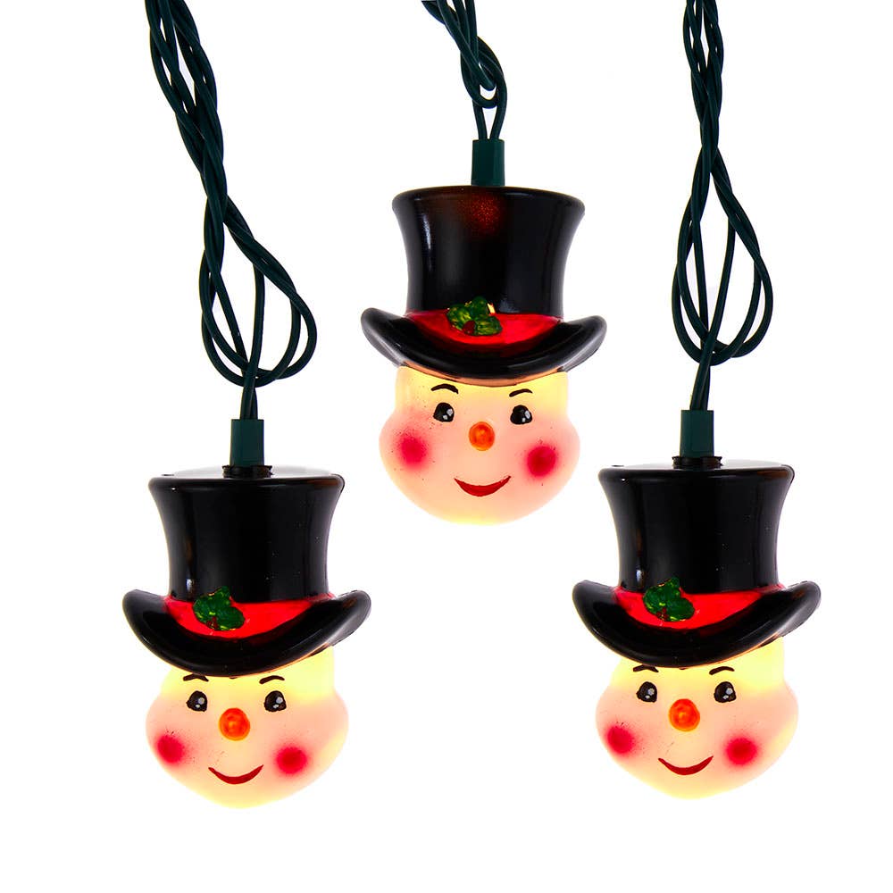 NEW Snowman Head Light Set