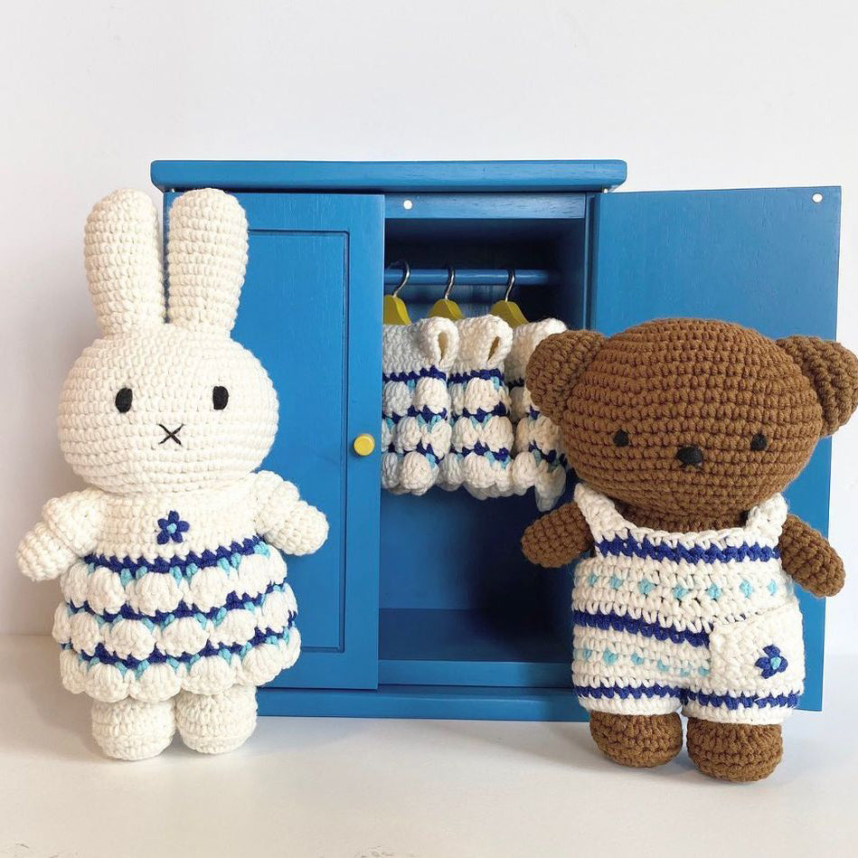NEW Miffy Wooden Wardrobe with Hangers