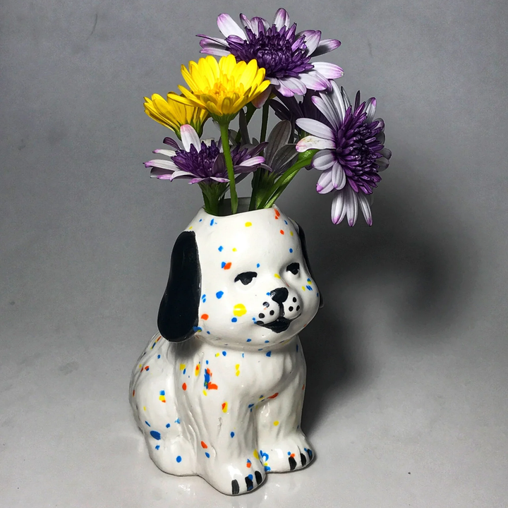 Puppy Vase- Available in Different Colors!