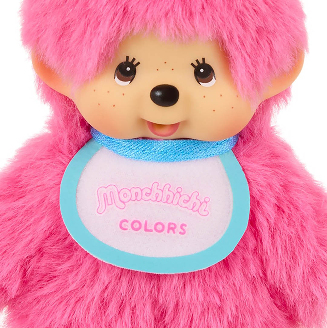 Limited Edition Sekiguchi Monchhichi Colors Series Keychain - Hot Pink