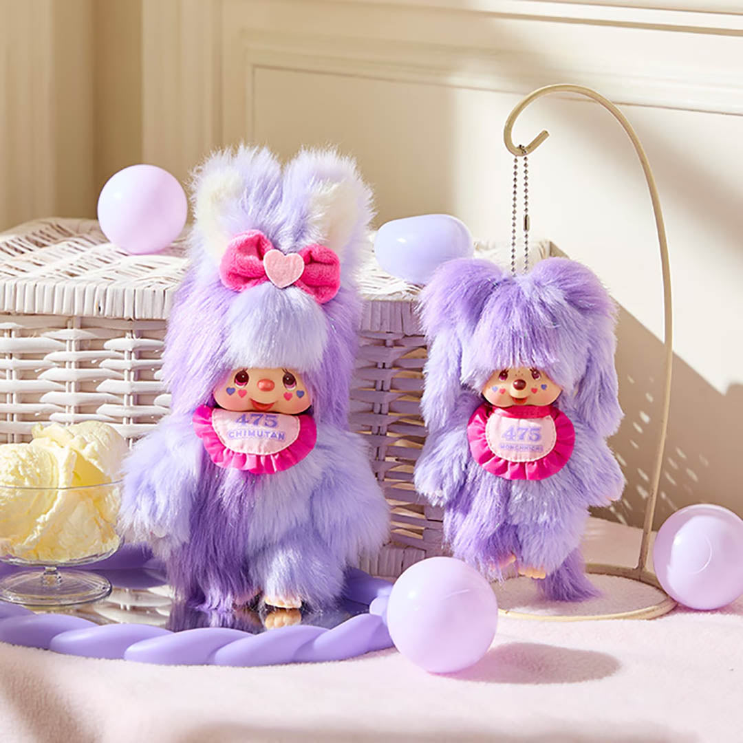 NEW Monchhichi Special Edition Cotton Candy Chimutan Bunny