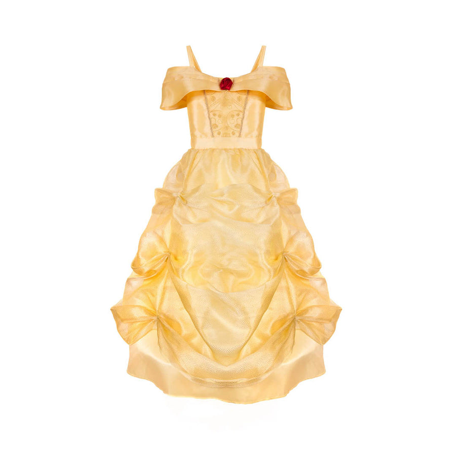 once upon a time belle gold dress Belle's ball gown