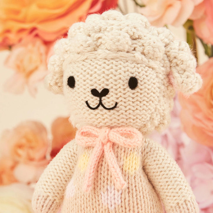 Tiny Lucy the Lamb Knit Doll (Pastel)
