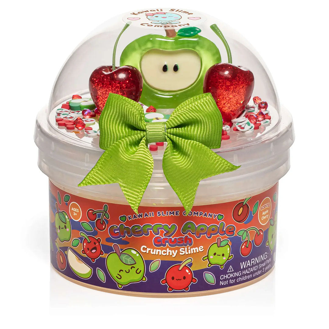 Cherry Apple Crush Crunchy Signature Dome Slime