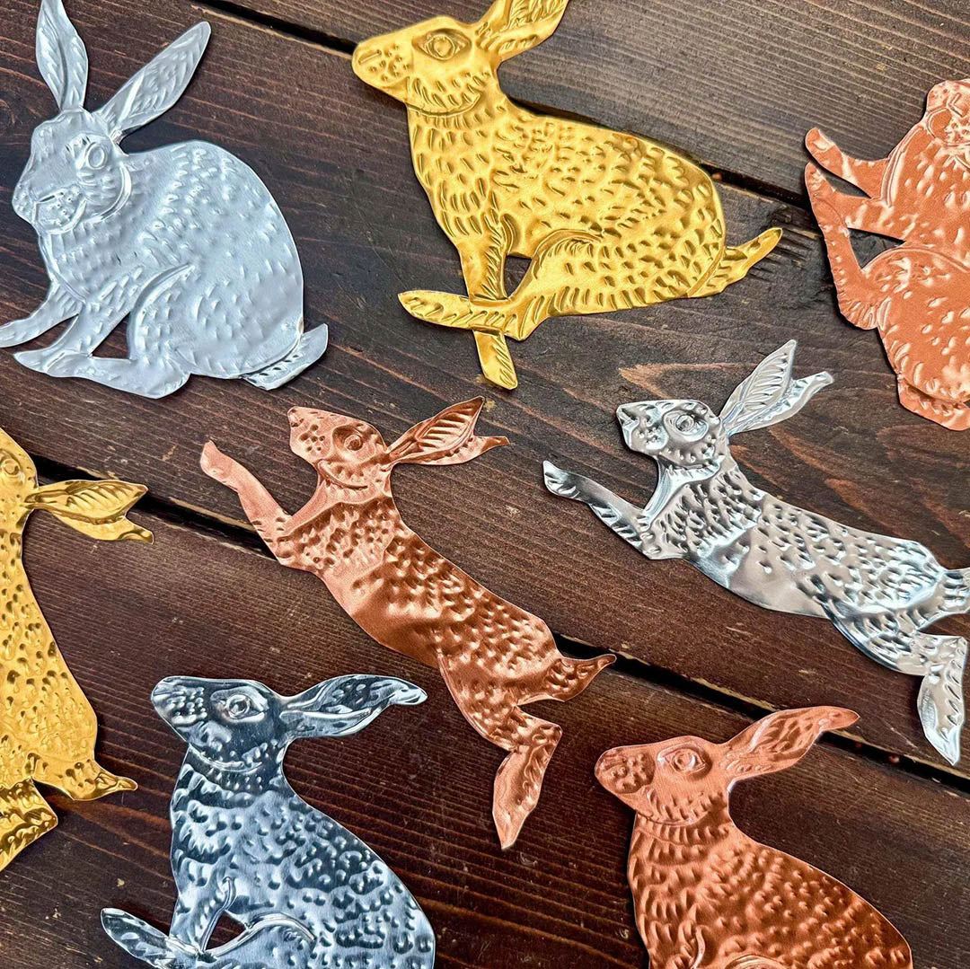 Rabbits DIY Tin Embossing Kit