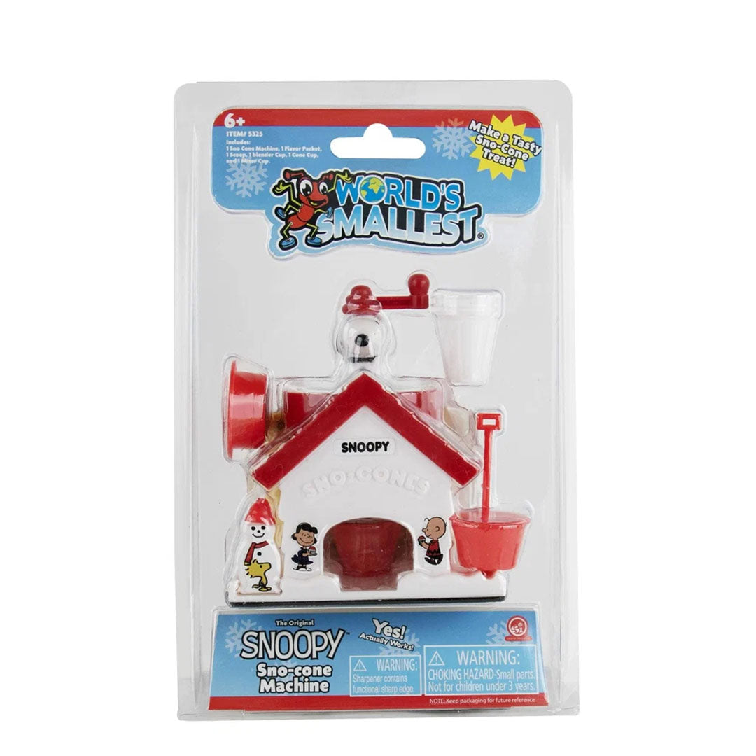 The World's Smallest Collectible: Snoopy Snow Cone Maker