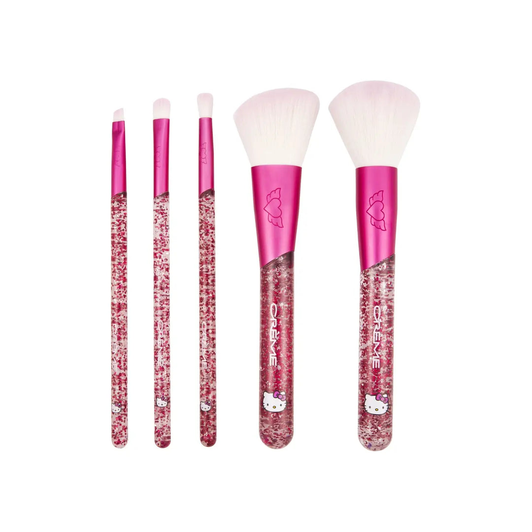 NEW Hello Kitty Luv Wave Brush Collection (Set of 5)