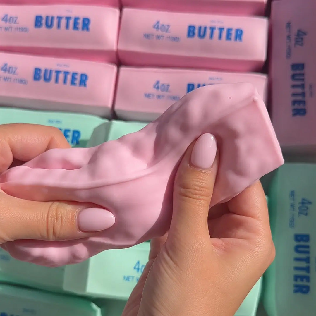 SHIPS MONDAY! Crackle Squishy Butter - Pink